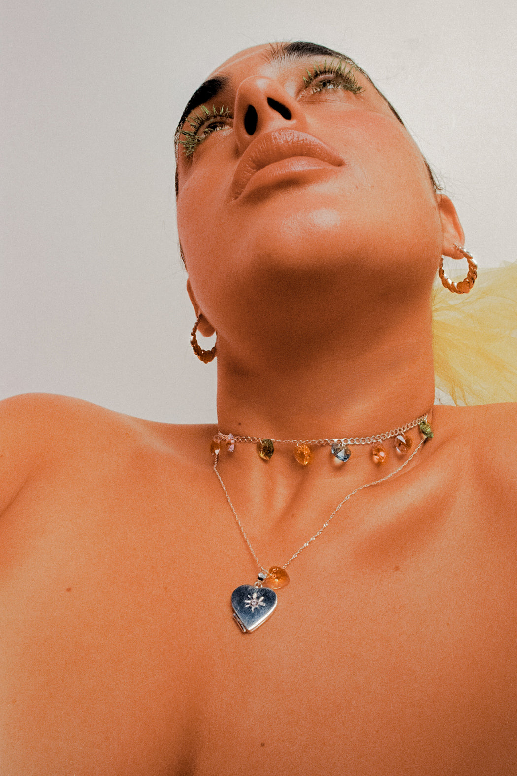Shine Stone Heart Necklace